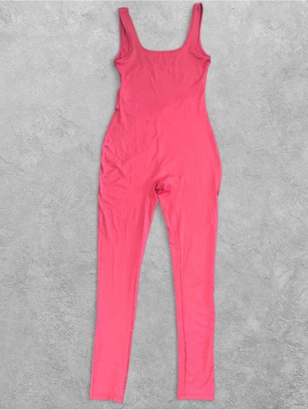 Nichole Lynel Red Sleeveless V-scrunch Workout Jumpsuit M